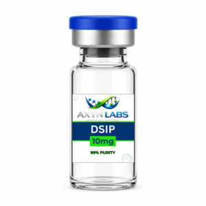 10mg vial of Delta Sleep-Inducing Peptide (DSIP) research compound by Axyn Labs.