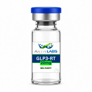 20mg vial of GLP3-RT (Retatrutide) triple-agonist research peptide.